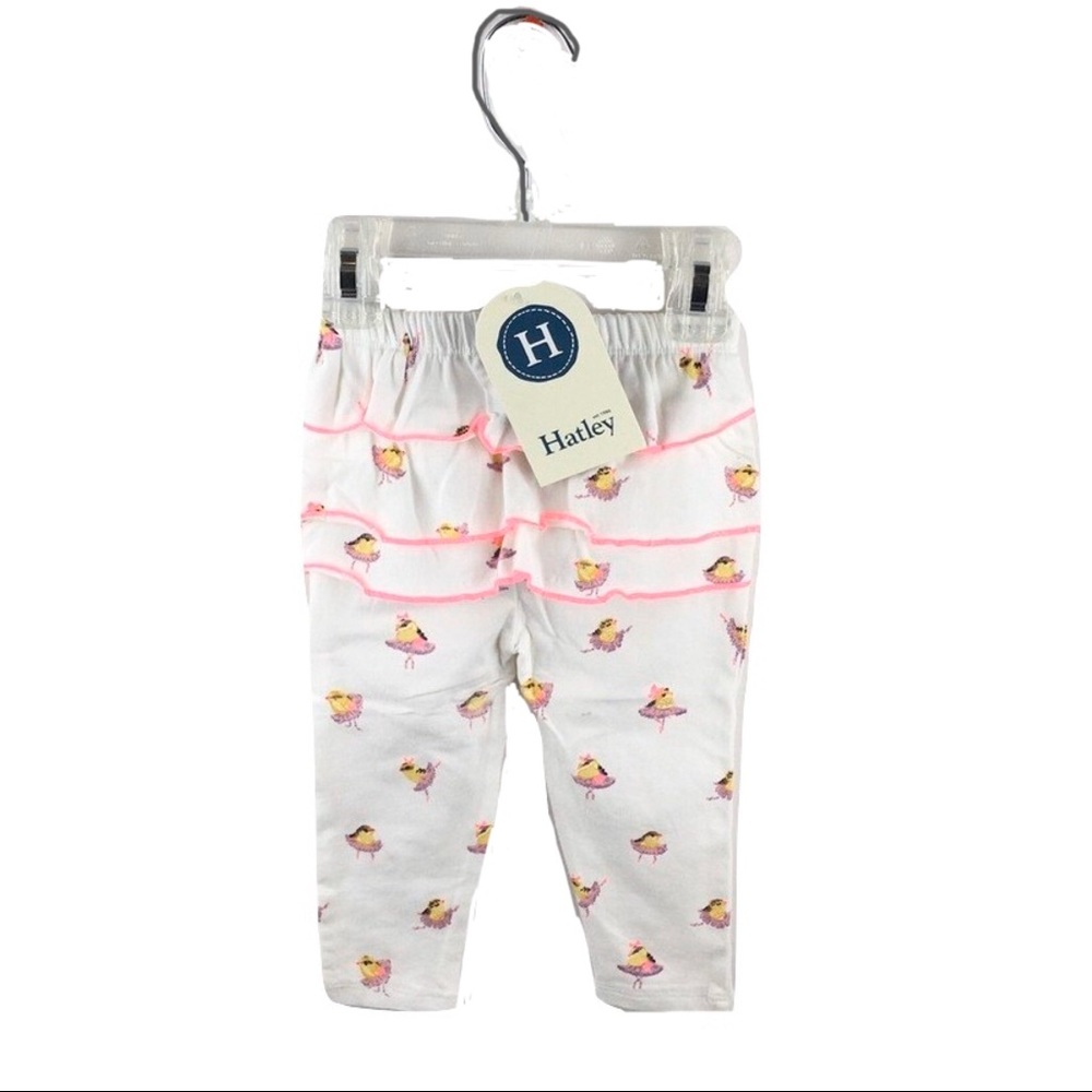 Hatley NWT Ruffled Bum Leggings, Size 12-18 Months